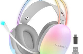 HAMMER Blaze Wired Over Ear Gaming Headphones with &hellip;