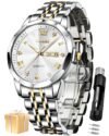 OLEVS Watch for Man Analog Quartz Dress Diamond Bu &hellip;