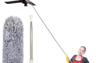 VOLTURI Fan Cleaning Mop with Long Rod, Microfiber &hellip;