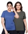 White Moon Gym Tshirt for Women Workout Dry Fit t  &hellip;