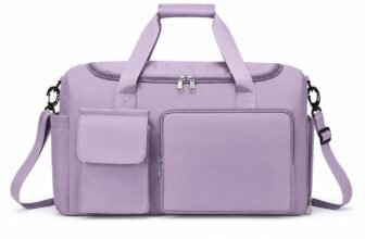 Zollyss Foldable Travel Duffle Bag with Shoe Compa &hellip;