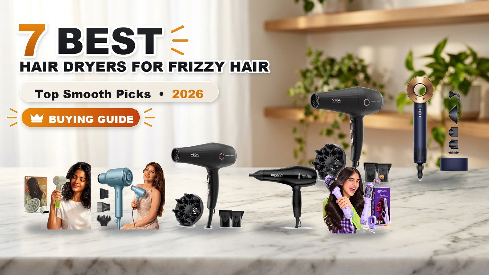 7 Best Hair Dryers for Frizzy Hair in 2026: Top Smooth Picks - Best Hair Dryers for Frizzy Hair 2026