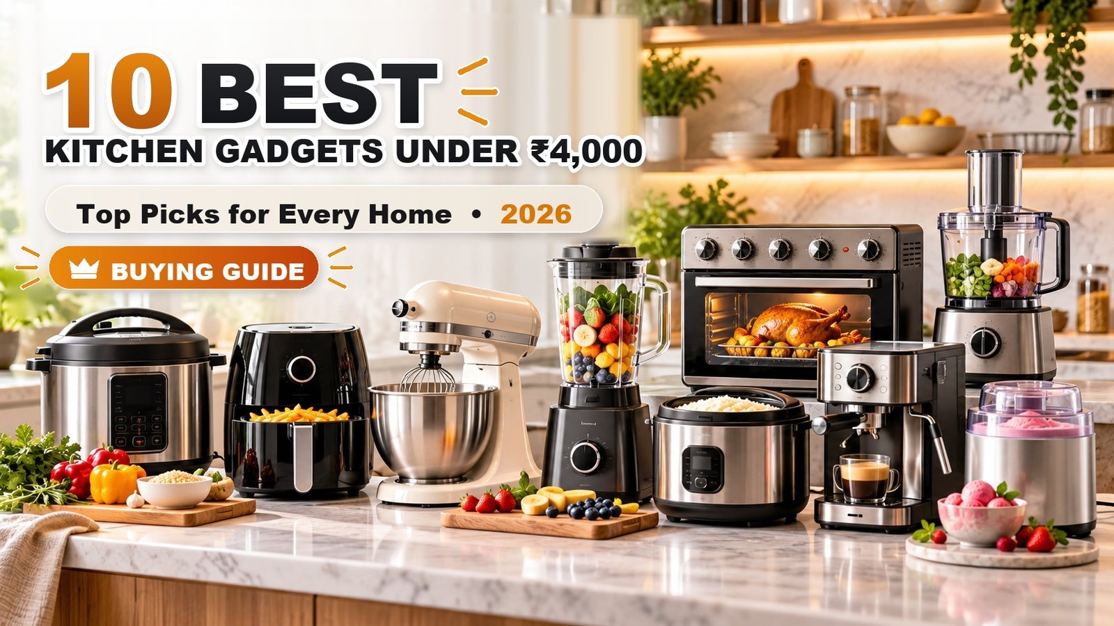 10 Best Kitchen Gadgets Under ₹4,000 in 2026 - Best Kitchen Gadgets Under ₹4,000 2026