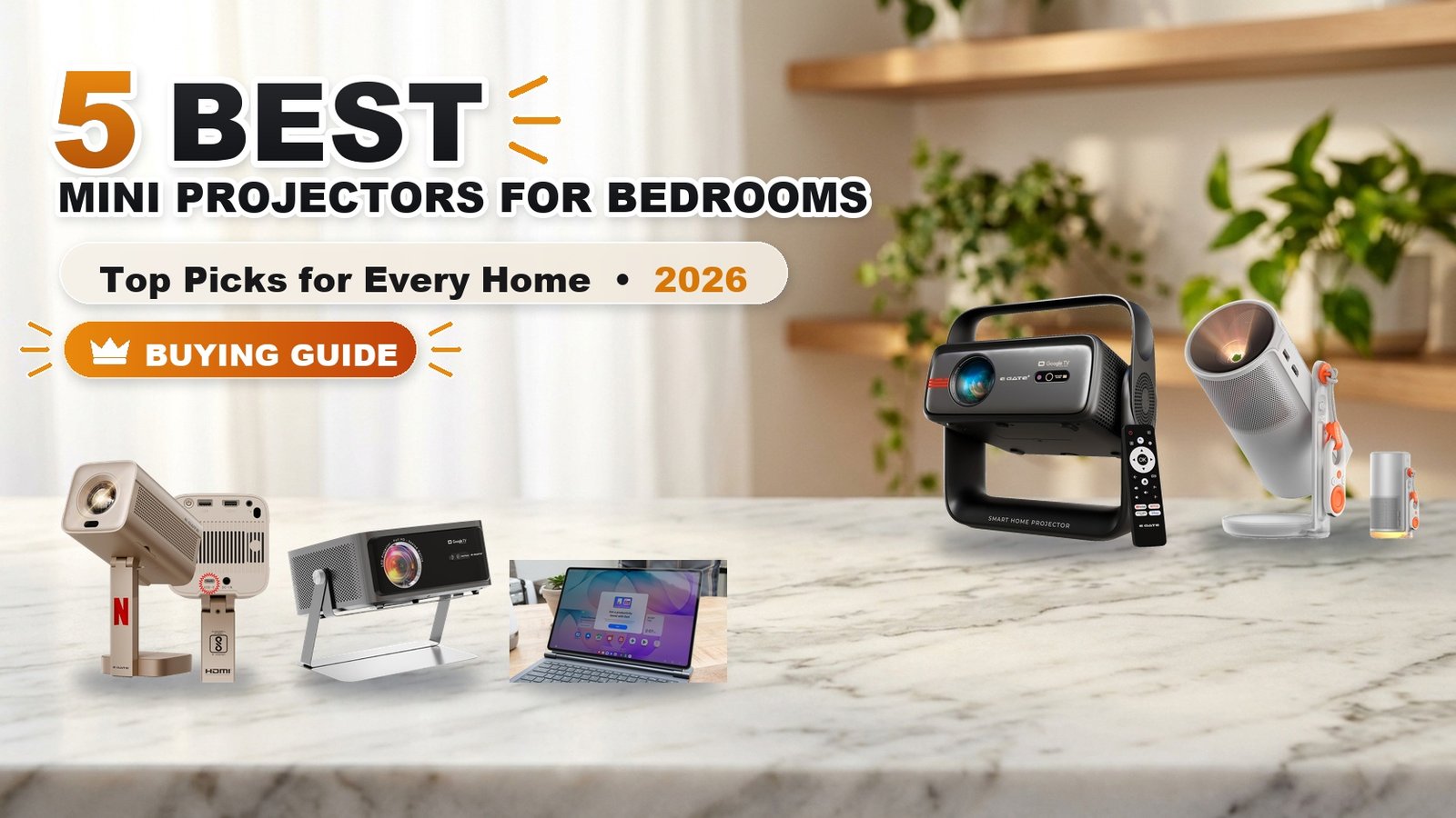 5 Best Mini Projectors for Bedrooms in 2026 - Best Mini Projectors for Bedrooms 2026