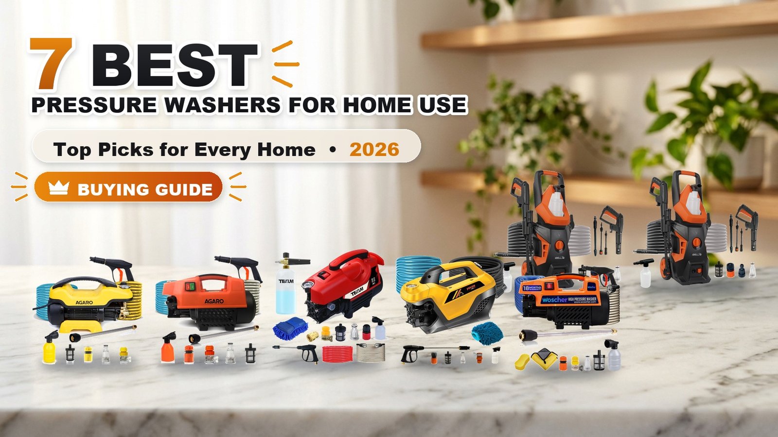 7 Best Pressure Washers for Home Use in 2026 - Best Pressure Washers for Home Use 2026