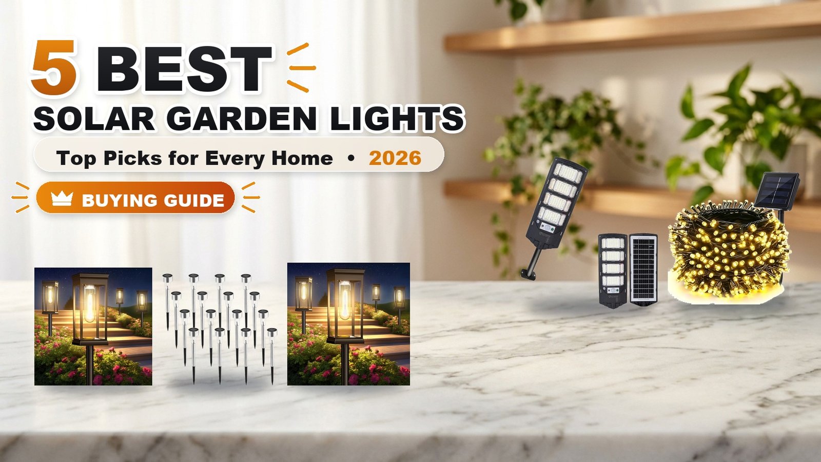 5 Best Solar Garden Lights in 2026 - Best Solar Garden Lights 2026