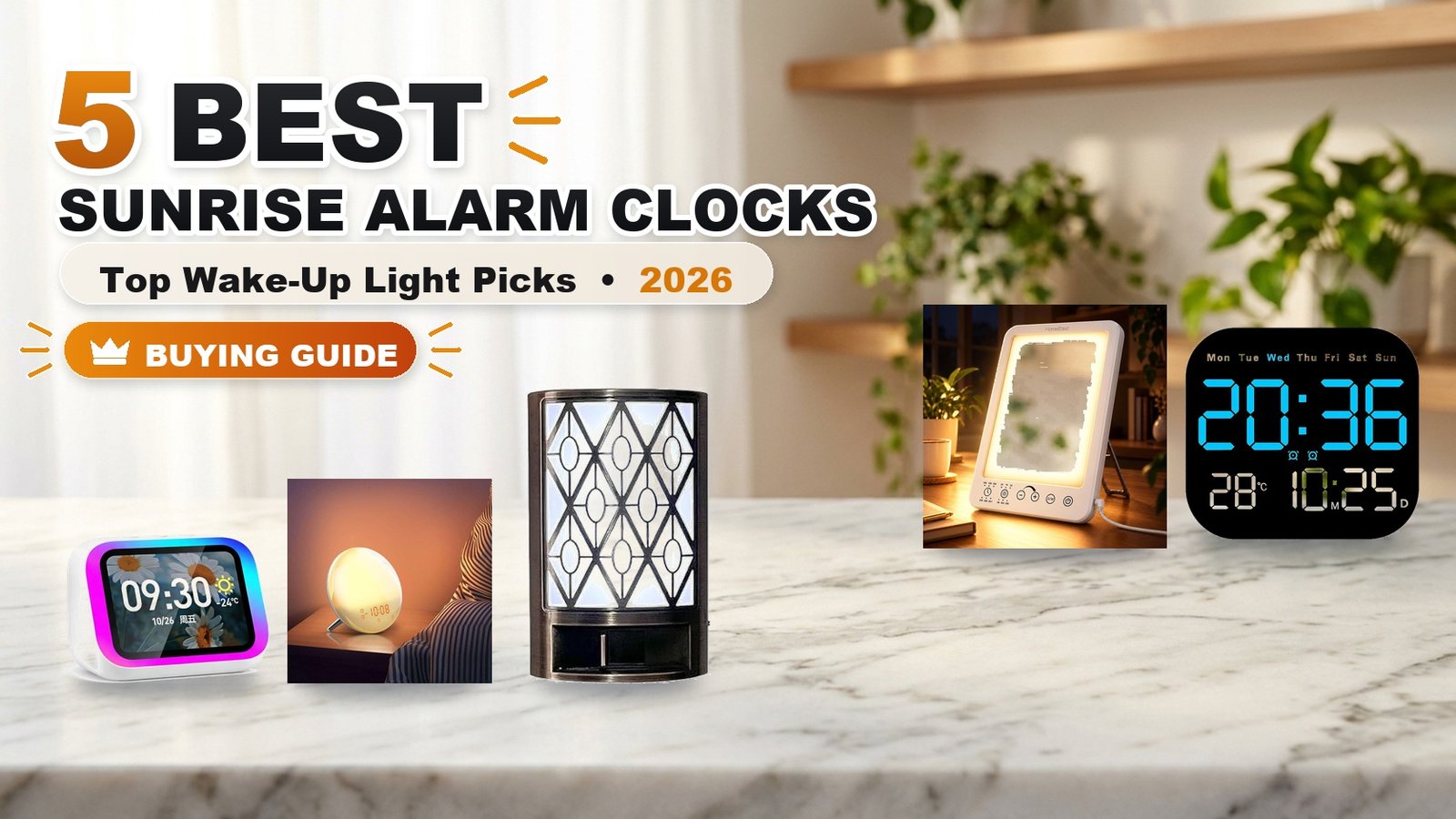 5 Best Sunrise Alarm Clocks in 2026: Top Wake-Up Light Picks - Best Sunrise Alarm Clocks 2026
