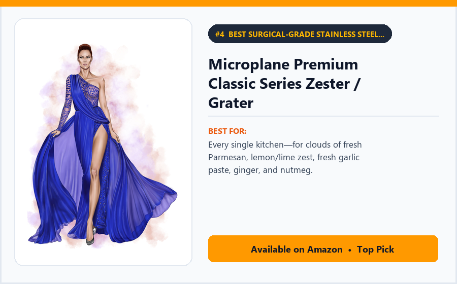 Microplane Premium Classic Series Zester / Grater - Best Surgical-Grade Stainless Steel Grater for Parmesan, Garlic & Citrus (Best Blenders for Smoothies 2026)