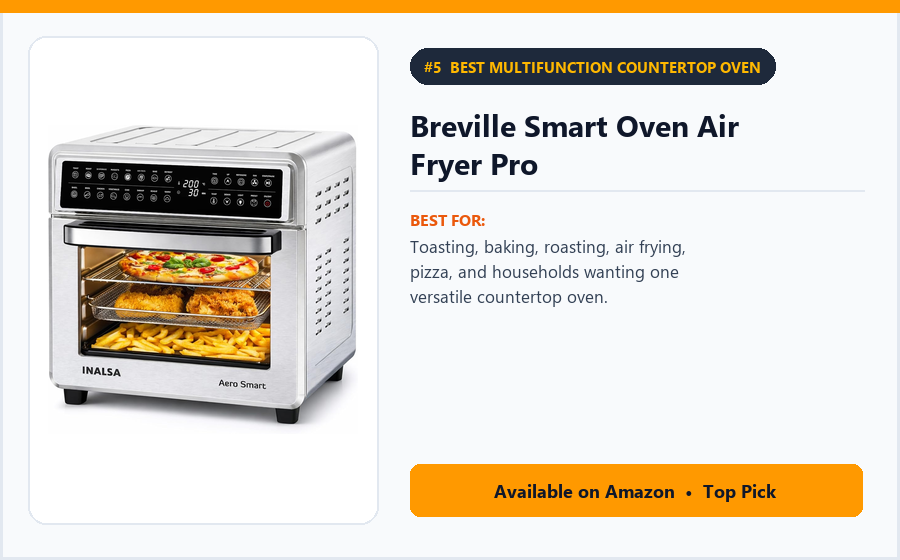 Breville Smart Oven Air Fryer Pro - Best Multifunction Countertop Oven (Best Kitchen Appliances 2026)