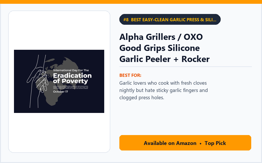 Alpha Grillers / OXO Good Grips Silicone Garlic Peeler + Rocker Press - Best Easy-Clean Garlic Press & Silicone Peeler Tube (Best Blenders for Smoothies 2026)