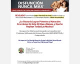 Disfunción Nunca Más – 90% de Comisión y  &hellip;