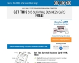 Free Survival Business Card Offer Converts 9.4% &# &hellip;
