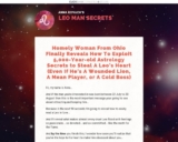 Leo Man Secrets by Relationship Astrologer Anna Ko &hellip;
