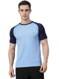 CHKOKKO Men Polyester Solid Quick Dry Sports Gym T &hellip;