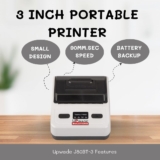 80mm (3 Inches) Direct Thermal Printer USB + Bluet &hellip;