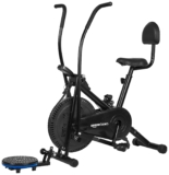 Amazon Basics Air Bike Exercise Cycle With Moving  &hellip;