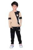 Boys T-Shirt and Trackpant Set, Stretchy Activewea &hellip;