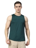 CHKOKKO Men Polyester Regular Fit Tank Tops Sleeve &hellip;