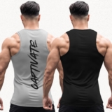 Colours RGB Men’s Active Wear Sleeveless Tan &hellip;