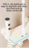 Digital Smart Shower System, White, LED Display, 4 &hellip;