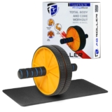 FirstFit Double Wheel Ab Roller with Non-Slip Hand &hellip;