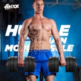FitBox Sports Intruder 20 Kg Adjustable PVC Dumbbe &hellip;