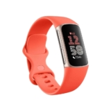 Fitbit Charge 6, Coral/Champagne Gold Aluminum