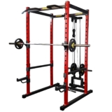 GAMMA FITNESS Power Squat Rack with LATS Pull Down &hellip;
