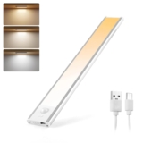 Gesto Silver 30CM Rechargeable Motion Sensor LED L &hellip;