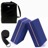 HOMEGALLEY Yoga Blocks Pack of 2 with Belt for Exe &hellip;