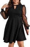 HotTouch Women’s Plus Size Flared Elegant Dr &hellip;