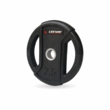 LEEWAY Dual-Grip Rubber Coated Weight Plates (2.5k &hellip;