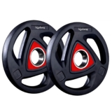 Lifelong Olympic Barbell Rubber Weight Plates with &hellip;