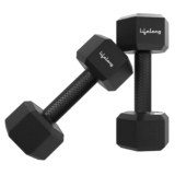 Lifelong PVC Hex Fixed Dumbbells Pack of 2 (1kg*2) &hellip;