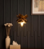 Lotus Pendant Light | Premium Metal Hanging Lamp w &hellip;