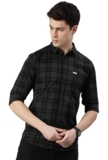 Majestic Man Men Small Checkered Slim Fit Cotton C &hellip;