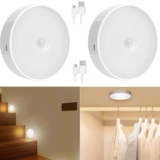 MoonlitDreams Plastic Pack of 2 Motion Sensor Rech &hellip;