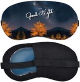 Nighttime Eye Mask with Gel Pad | Good Night Print &hellip;