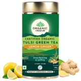 ORGANIC INDIA Tulsi Green Tea Lemon Ginger 100 gm  &hellip;