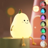 One94Store Rechargeable Silicone Pear Night Lamp � &hellip;