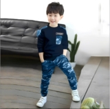 SNSD_Kids Cotton Lycra Blend Printed Army Dress T- &hellip;