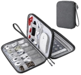 SaleOn 9×6 Inch 2 Layer Travel Organizer Pouc &hellip;