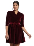 Vaararo A-Line Party Dress for Women with Waistban &hellip;