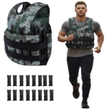 Weighted Vests 5Kg Fits Upto M-XXL Adjustable for  &hellip;