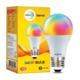Wipro 9W Bluetooth Enabled Smart Bulb E27 | 16 mil &hellip;