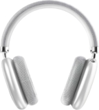 Wireless Over-Ear Headphones, Silver, Cushioned Ea &hellip;