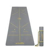 WiseLife TRUE Body Alignment Yoga Mat + Sleek Yoga &hellip;