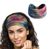 XFYT Boho Chic Tie-Dye Workout Hair Bands | Sweat- &hellip;