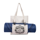 Yoga Mat Tote Bag with Adjustable Straps, Canvas C &hellip;