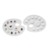 ZAHEPA Oval 12 Compartment Colour Palette for Pain &hellip;